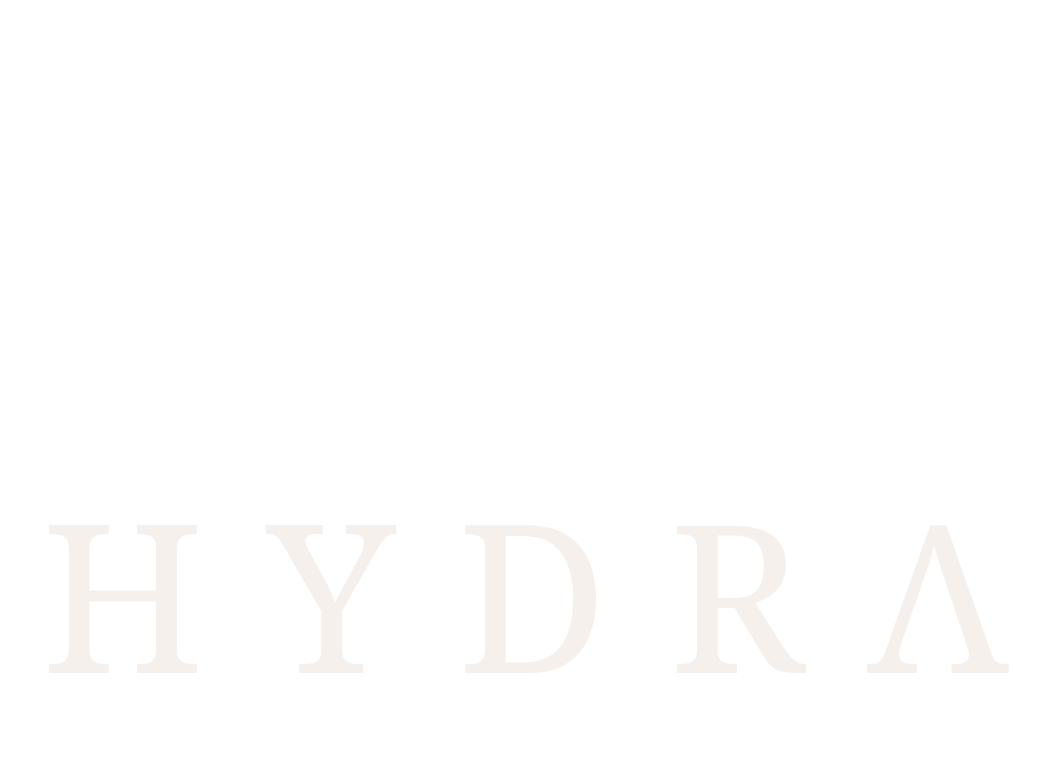 HYDRA — white wave logo